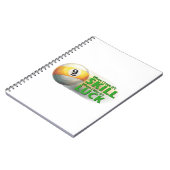 Verliezen Vaardigheid Win Luck 9 Ball Notitieboek (Linkerzijde)