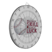 Verliezen Vaardigheid Win Luck Baseball Dartbord (Voorkant Links)