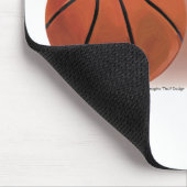 Verliezen Vaardigheid Win Luck Basketball Muismat (Hoek)