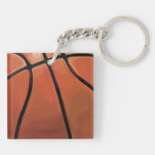 Verliezen Vaardigheid Win Luck Basketball Sleutelhanger (Achterkant)