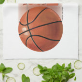 Verliezen Vaardigheid Win Luck Basketball Theedoek (Gevouwen)