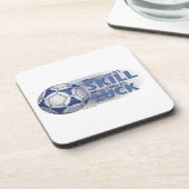 Verliezen Vaardigheid Win Luck Futbal Bier Onderzetter (Linkerzijde)