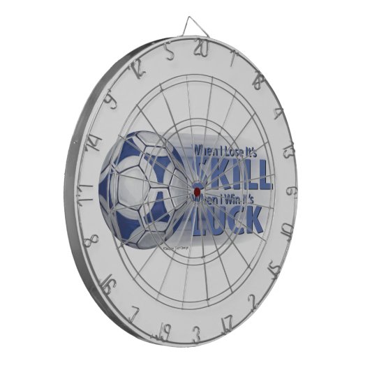 Verliezen Vaardigheid Win Luck Futbal Dartbord (Voorkant Links)