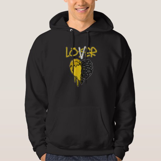 Verliezer Druppelend Hart Bliksem 4s Overeenkomen Hoodie (Voorkant)