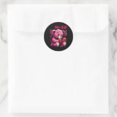 Verliezer Minnaar Drip Pijn Gebroken Hart Pijn Bee Ronde Sticker (Tas)