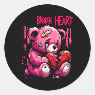 Verliezer Minnaar Drip Pijn Gebroken Hart Pijn Bee Ronde Sticker