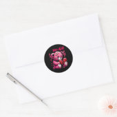 Verliezer Minnaar Drip Pijn Gebroken Hart Pijn Bee Ronde Sticker (Envelop)
