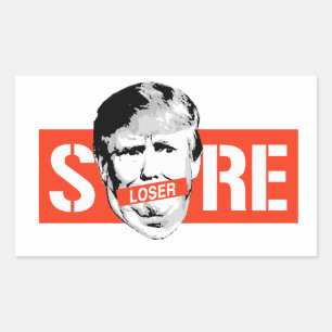 Verliezer Trump Rechthoekige Sticker
