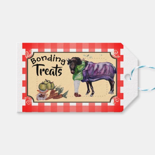 verlijmingstraktaties cadeaulabel (Voorkant (Horizontaal))
