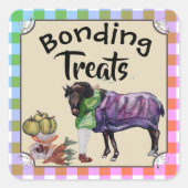 verlijmingstraktaties vierkante sticker (Voorkant)