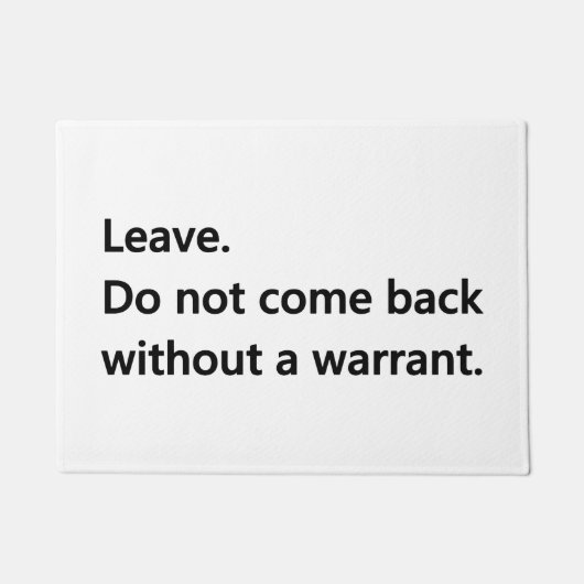 Verlof Deurmat (Voorkant)