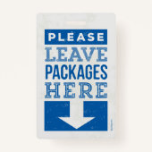 Verlof pakket hier badge (Voorkant)