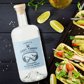 Verlof Weekend Tequila Skitocht Likeurfles Etiket