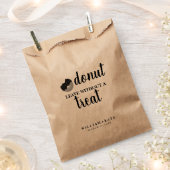 Verlof zonder Treat Favor Bag Bedankzakje (Geknipt)