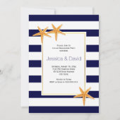 verloffeest op strand kaart (Voorkant)