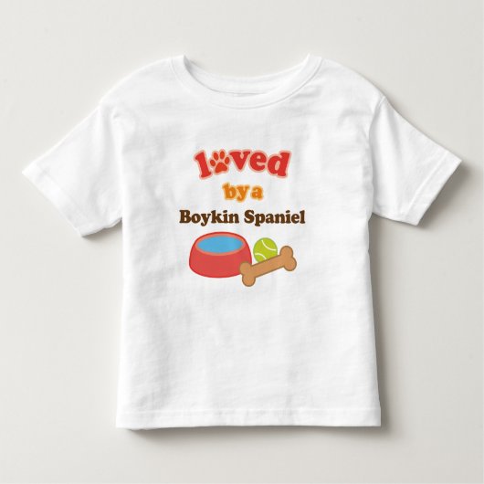 Verlokt door een Boykin-Spanjaard (Hondenras) Kinder Shirts (Voorkant)