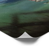 Verlokt in Gevist largemouth bas Poster (Hoek)