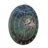 Verlokt in vis dartbord (Voorkant Links)