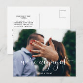 Verloofd Aankondigingskaart Verlovingsbericht (Voorkant / Achterkant)