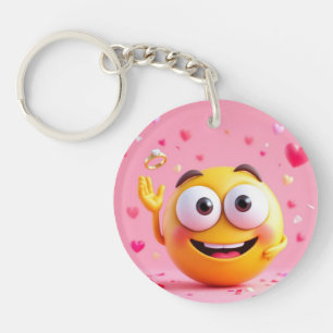 Verloofd Emoji Sleutelhanger