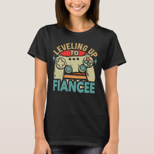  Verloofd Gamer Verloofde Pas Verloofde Koppel  T-shirt