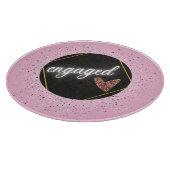 Verloofd Glam Pastel Snijplank (Hoek)