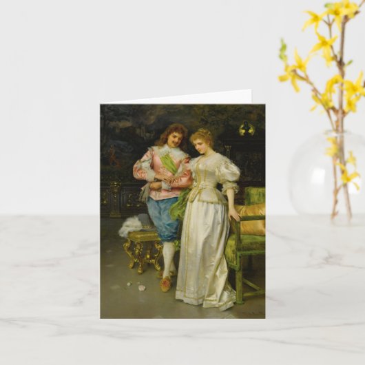 Verloofd Kaart (Gele Bloem)