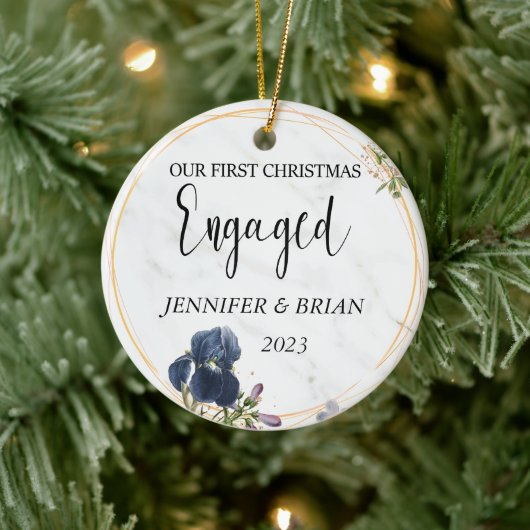Verloofd Kerst Ornament Eerste Kerst Verloofd (Boom)