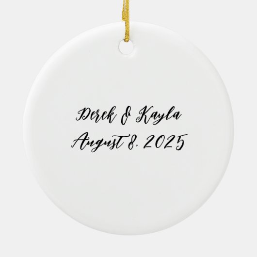 VERLOOFD ORNAMENT MET WILDE BLOEMEN (Achterkant)