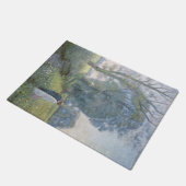 Verloofd stel (huwelijk en huwelijk) (verloving) deurmat (Schuin)