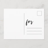 Verloofd Verlovingsaankondiging Briefkaart (Achterkant)