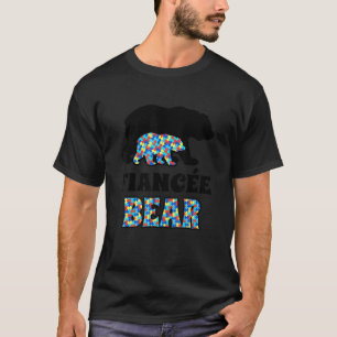 Verloofde Beer Autisme Bewustzijn T-shirt