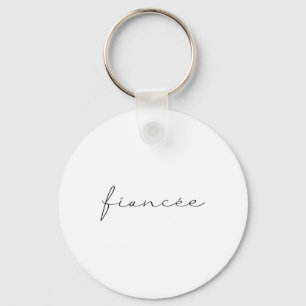 Verloofde Bruid Bruidsjurk Bruidegom Bachelorette  Sleutelhanger
