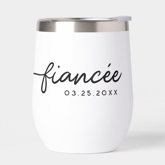 Verloofde Elegante Typografie Custom Verloving Gif (Links)