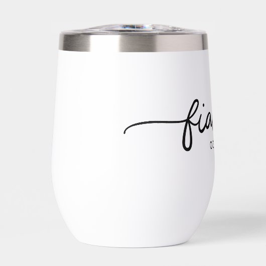 Verloofde Elegante Typografie Custom Verloving Gif (Voorkant)