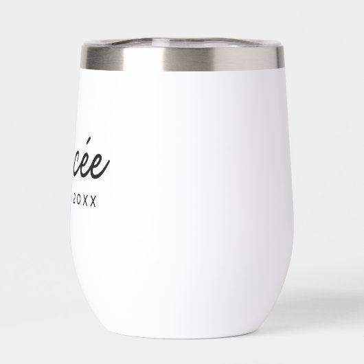 Verloofde Elegante Typografie Custom Verloving Gif (Achterkant)