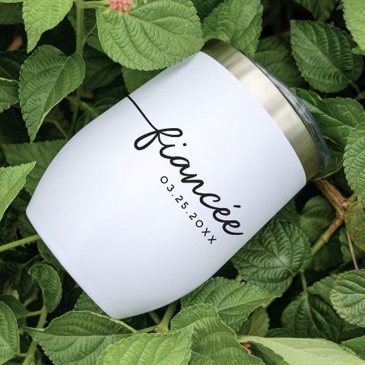 Verloofde Elegante Typografie Custom Verloving Gif