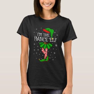 Verloofde Elf Kerstmis Familie Groep Vrouwen Meisj T-shirt