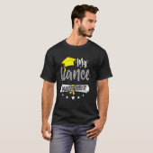 Verloofde mastersdiploma afstudeercadeaus t-shirt (Voorkant volledig)
