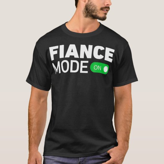Verloofde modus aan Straks getrouwd stel T-shirt (Voorkant)
