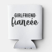 Verloofde Verloving Verloving Feest Cadeau Verlovi Blikjeskoeler (Achterkant)