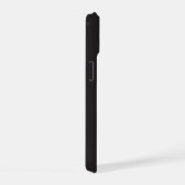 Verloofde wit op zwart iPhone 15 case (Rechterkant)