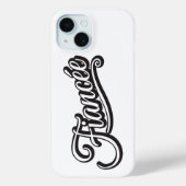 Verloofde zwart/wit op wit Case-Mate iPhone case (Achterkant)