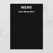 Verloop Aangepaste tekst en afbeelding Menu (Achterkant)