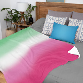 Verloop Abrosexuele Pride Vlag Sherpa Deken