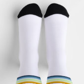 Verloop AroAce Agender Pride Vlag Sokken (Top)
