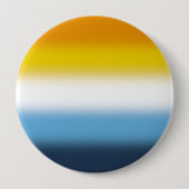 Verloop AroAce Pride Vlag – Kleurrijke AroAce Vlag Ronde Button 4,0 Cm (Voorkant)
