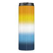 Verloop AroAce Pride-vlag Thermosbeker (Achterkant)
