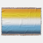 Verloop AroAce Pridevlag – Kleurrijke AroAce Vlag Deken (Voorkant)