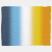 Verloop AroAce Pridevlag – Kleurrijke AroAce vlag Fleece Deken (Voorkant (Horizontaal))
